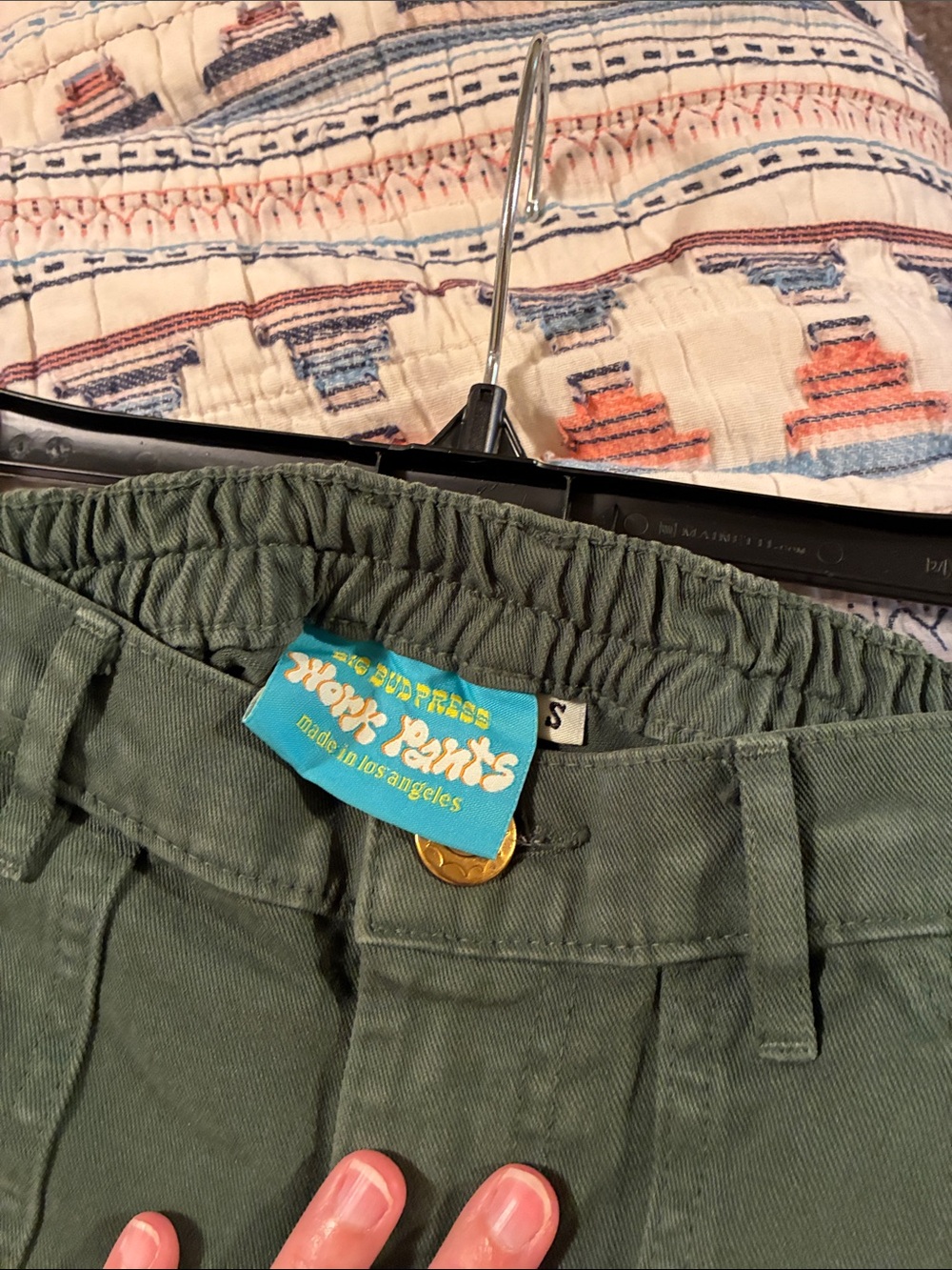 Big Bud Press Cactus Paint Stamp Work Pants - Picture 4 of 4